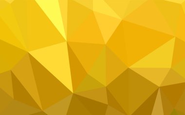 Işık sarı vektör arka plan poligonal. Glitter soyut resim zarif bir üçgen ile. Web siteniz için yeni bir doku.