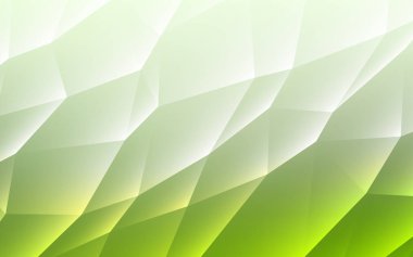 Işık yeşil vektör arka plan üçgenler ile. Renkli gradyan ile arka plan üçgenler. Desen Web siteleri için kullanılabilir.