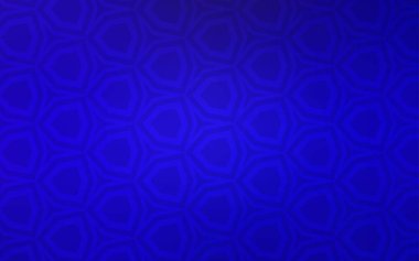 Altıgen şekilleri ile koyu mavi vektör düzeni. Renkli altıgenler ile arka plan bulanıklık. Tasarım, iş reklam için.