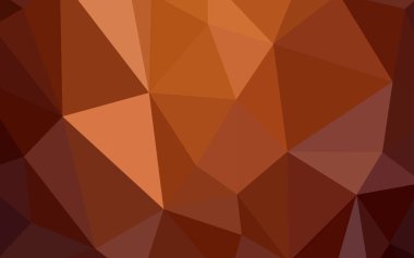 Işık kırmızı vektör düşük poli doku. Gradyan ile zarif parlak poligonal illüstrasyon. Tasarımınız için üçgen desen.