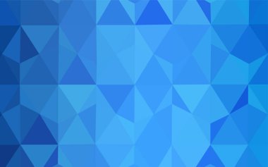 Hafif mavi vektör degrade üçgenler desen. Üçgenler ile renkli resimde parlayan. Web siteniz için köşeli tasarım.