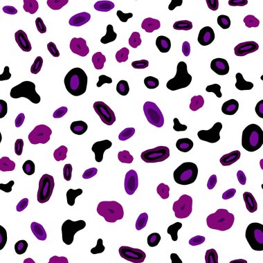 Koyu pembe vektör küreler ile seamless modeli. Bulanık daireler doğa tarzı ile güzel renkli resimde. Desen tasarım kumaş, duvar kağıtları.