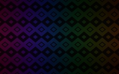 Eşkenar dörtgenli Dark Multicolor vektör arkaplanı. Soyut arkaplanda dikdörtgenler ve renkli gradyanlar. İş ilanınız için akıllı tasarım.