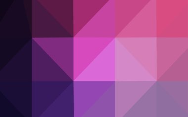 Hafif mor vektör poligonal arka plan. Çokgen şekilleri ile bir örnek. Cep telefonu arka plan için şablon.