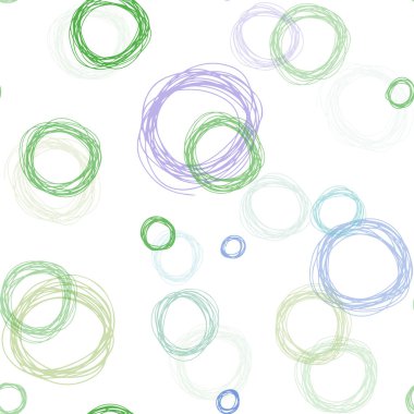 Işık çok renkli vektör noktalar ile sorunsuz kapak. Kabarcıkları ile soyut tarzda bulanık dekoratif tasarım. Tekstil, kumaş, duvar kağıtları için tasarım.