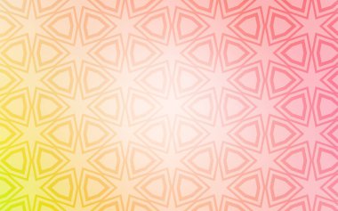 Noel yıldız ışık turuncu vektör desen. Yıldız ile basit tarzda bulanık dekoratif tasarım. Akıllı tasarım, iş reklam için.