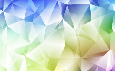 Üçgenler ile çok renkli vektör arka plan ışık. Renkli gradyan ile arka plan üçgenler. Açılış sayfanız için modern şablon.