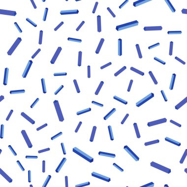 Düz çizgili ışık mavi vektör sorunsuz, izometrik düzen. Renkli çizgilerle illüstrasyon soyut şablonunda parlayan. Desen için modaya uygun Kumaş, duvar kağıtları.