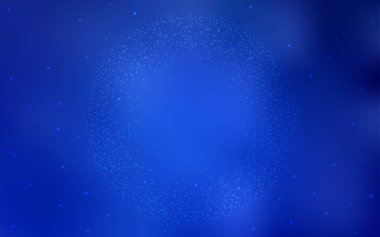 Gece gökyüzü yıldızlı açık mavi vektör deseni. Büyük Ayı yıldızlı modern soyut illüstrasyon. Astronomi web siteleri için desen.