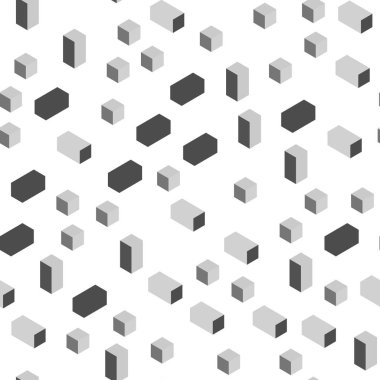 Rhombus ışık gri vektör kesintisiz, izometrik şablonu. Dikdörtgenler renkli gradyan ile arka plan üzerinde. Tasarım için duvar kağıdı, kumaş üreticileri.