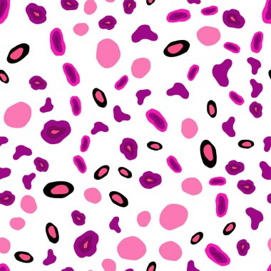 Pembe ışık, vektör küreler ile seamless modeli sarı. Bulanık damla Glitter soyut Illustration yağmur. Desen tasarım pencere panjur, perdeler.