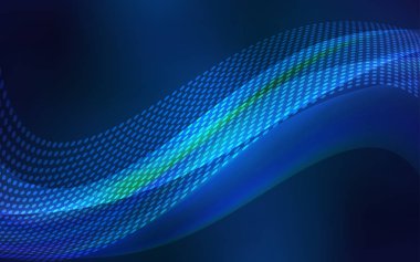 Daire, üçgen koyu mavi vektör şablonu. Üçgen yapısı ile soyut tarzda dekoratif tasarım. Tasarım, iş reklam için.