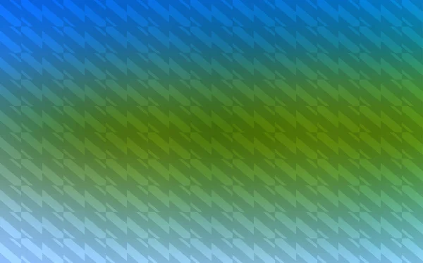 ライトブルー 直線で緑のベクトルの背景 線で描いた現代の幾何学的抽象画 小冊子 チラシのパターン — ストックベクタ
