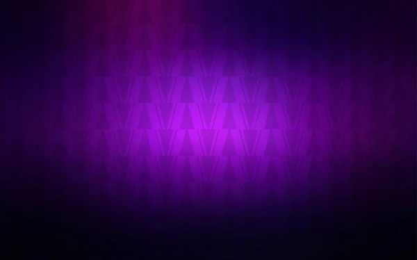 Темно Фіолетовий Рожевий Векторний Шаблон Лініями Трикутниками Сучасна Абстрактна Ілюстрація — стоковий вектор