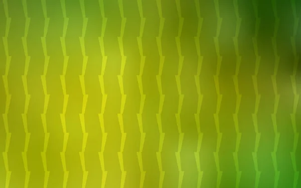 Світло Зелений Жовтий Векторний Шаблон Повторюваними Паличками Блискуча Кольорова Ілюстрація — стоковий вектор