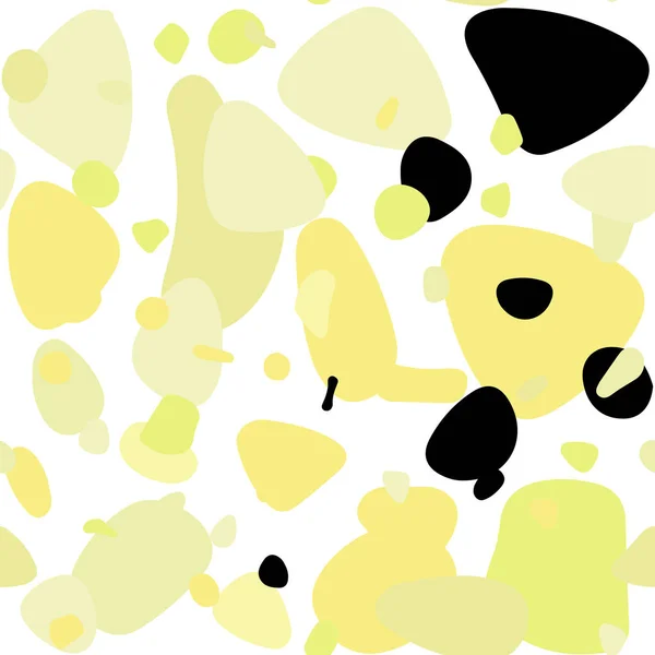 Светло Желтая Векторная Безшипная Компоновка Кружочками Иллюстрация Набором Ярких Красочных — стоковый вектор