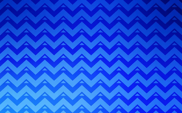 Hellblaue Vektorvorlage Mit Linien Dreiecken Dreiecke Auf Abstraktem Hintergrund Mit — Stockvektor
