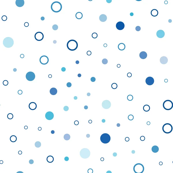 Textura Transparente Vectorial Azul Claro Con Discos Ilustración Abstracta Moderna — Vector de stock