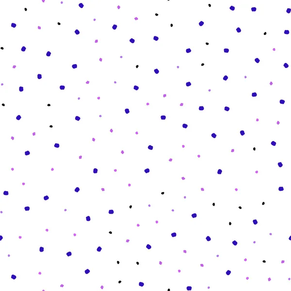 Light Purple Pink Vector Seamless Backdrop Dots Illustration Set Shining — Stock Vector