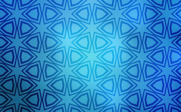 Светло Синий Векторный Фон Цветными Звездами Современная Геометрическая Абстрактная Иллюстрация — стоковый вектор