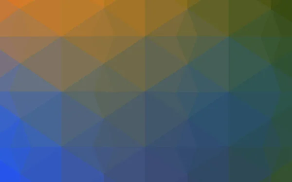 Γαλάζιο Κίτρινο Διάνυσμα Αφηρημένη Μωσαϊκό Μοτίβο Τριγωνική Γεωμετρική Δείγμα Κλίση — Διανυσματικό Αρχείο