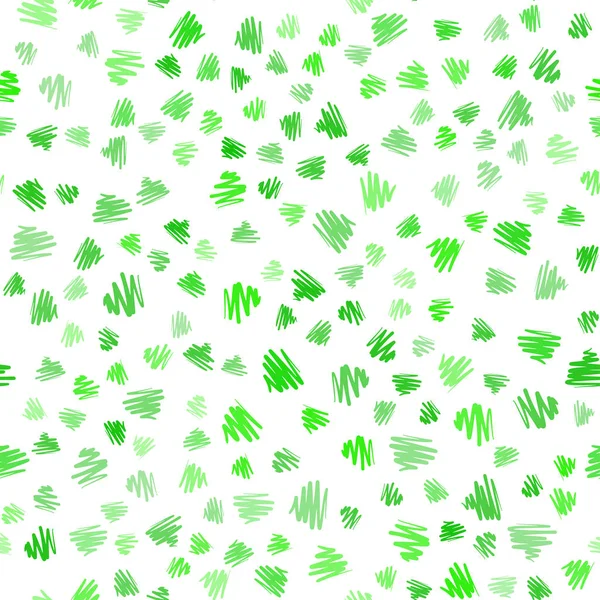 Plantilla Sin Costura Vectorial Verde Claro Con Palos Repetidos Ilustración — Archivo Imágenes Vectoriales