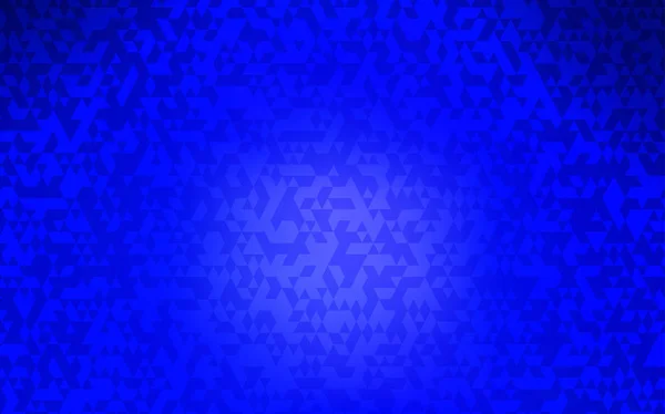 Licht Blauwe Vector Lay Out Met Lijnen Driehoeken Glitter Abstracte — Stockvector