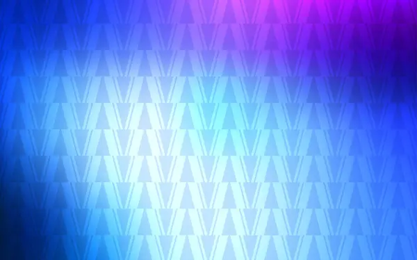 Rose Clair Fond Vectoriel Bleu Avec Des Lignes Des Triangles — Image vectorielle