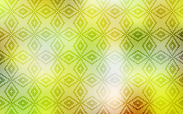 Hellgrüner Gelber Vektorhintergrund Mit Rechtecken Quadraten Moderne Abstrakte Illustration Mit — Stockvektor