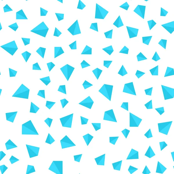Ljus Blå Vector Sömlös Isometrisk Bakgrund Med Trianglar Illustration Med — Stock vektor