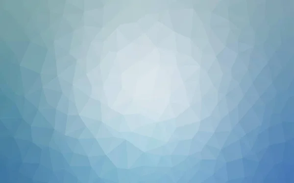 Hellblaues Vektorgradienten Dreiecksmuster Farbenfrohe Illustration Polygonalen Stil Mit Farbverlauf Polygonales — Stockvektor