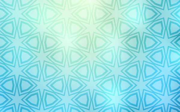 Fondo Vectorial Azul Claro Con Estrellas Colores Ilustración Decorativa Con — Vector de stock