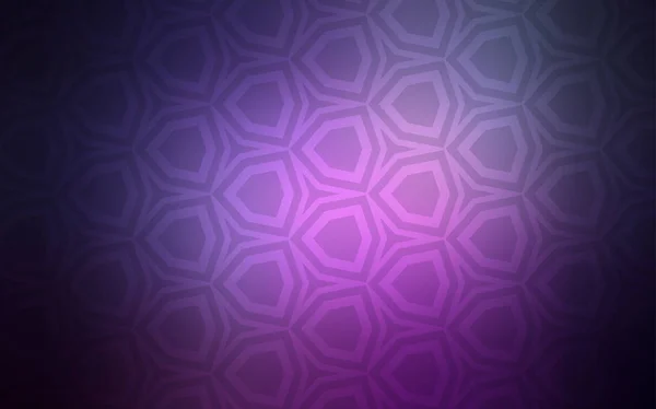 Темно Фіолетова Рожева Векторна Обкладинка Набором Гексагонів Розмитий Фон Барвистими — стоковий вектор