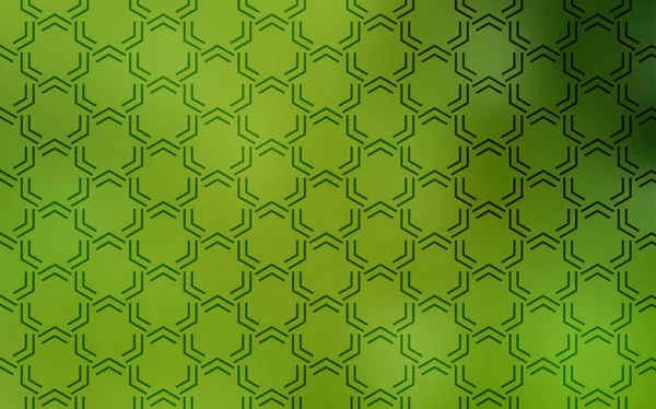 Светло Зеленая Желтая Векторная Оболочка Резкими Полосами Блестящие Абстрактные Иллюстрации — стоковый вектор