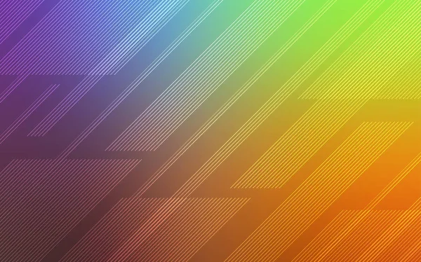 Licht Multicolor Vector Achtergrond Met Rechte Lijnen Decoratieve Afbeelding Met — Stockvector