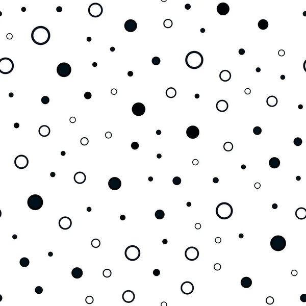 Fondo Inconsútil Vector Azul Oscuro Con Burbujas Ilustración Abstracta Con — Archivo Imágenes Vectoriales