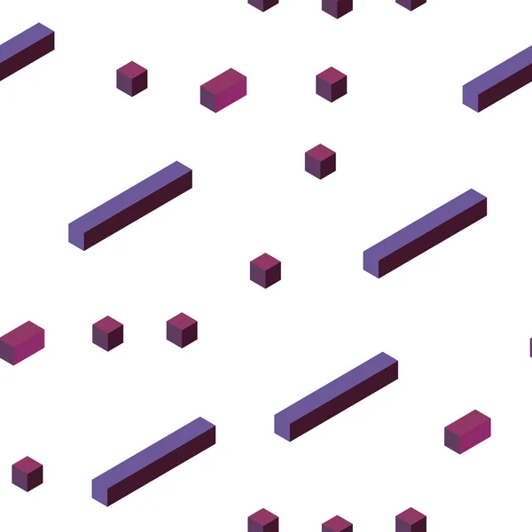 Ανοιχτό Ροζ Κόκκινο Διάνυσμα Άνευ Ραφής Ισομετρική Φόντο Ορθογώνια Ορθογώνια — Διανυσματικό Αρχείο