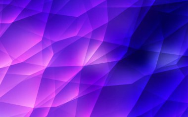 Koyu pembe, mavi üçgen tarzı ile doku vektör. Üçgenler ile soyut tarzda dekoratif tasarım. Desen Web siteleri için.