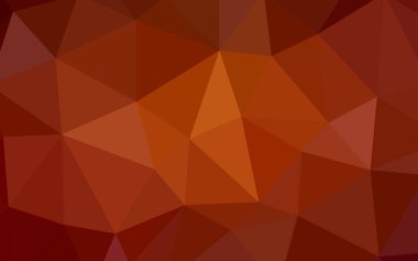 Koyu kırmızı, sarı vektör soyut mozaik zemin. Renkli resimde gradyan ile poligonal tarzı. Senin arka plan için dokulu deseni.