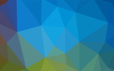 Hafif mavi vektör soyut mozaik zemin. Glitter soyut resim zarif bir üçgen ile. İşiniz için en iyi üçgen tasarım.