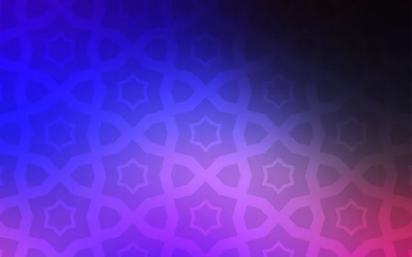 Rose Foncé Fond Vectoriel Bleu Avec Des Étoiles Colorées Illustration — Image vectorielle