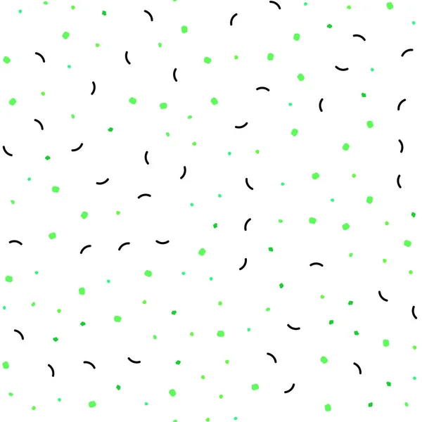 光緑ベクトル線の泡とシームレスな背景 円と線で未来的なスタイルでカラフルなイラストです ウェブサイトのテンプレート — ストックベクタ