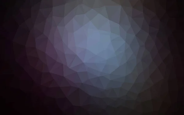 Modèle Polygonal Abstrait Vectoriel Bleu Foncé Illustration Abstraite Colorée Avec — Image vectorielle