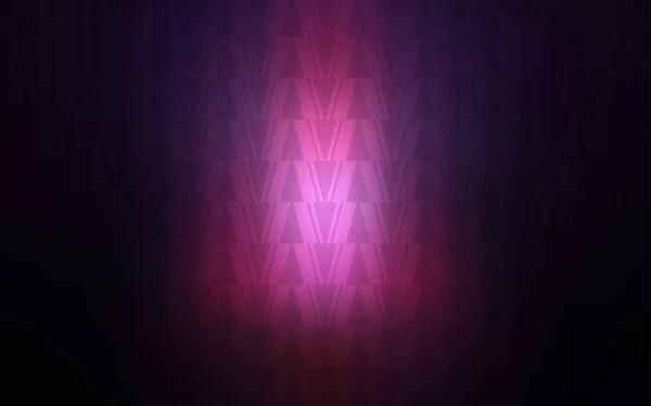 Темно Рожева Синя Векторна Текстура Трикутним Стилем Ілюстрація Набором Різнокольорових — стоковий вектор