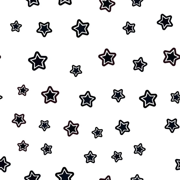 Texture Transparente Vecteur Rouge Foncé Avec Belles Étoiles Étoiles Sur — Image vectorielle