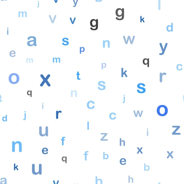 라이트 편지와 템플릿입니다 알파벳의 단순한 스타일에서 흐리게 디자인 화면을 — 스톡 벡터