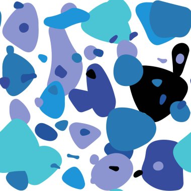 Pembe, mavi vektör sorunsuz arka plan ile bubbles ışık. İllüstrasyon renkli soyut daireler parlayan ayarlanmış. Tekstil, kumaş, duvar kağıtları için tasarım.