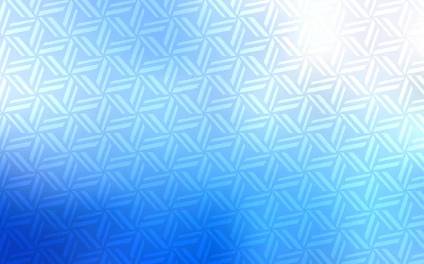 Modelo Vetor Azul Claro Com Cristais Triângulos Design Decorativo Estilo — Vetor de Stock