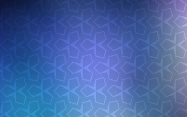 Rose Foncé Motif Vectoriel Bleu Dans Style Carré Design Décoratif — Image vectorielle