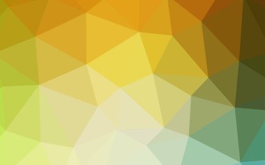 Açık yeşil, sarı vektör Çokgen zemin. Glitter soyut resim zarif bir üçgen ile. İşiniz için yeni tasarım.